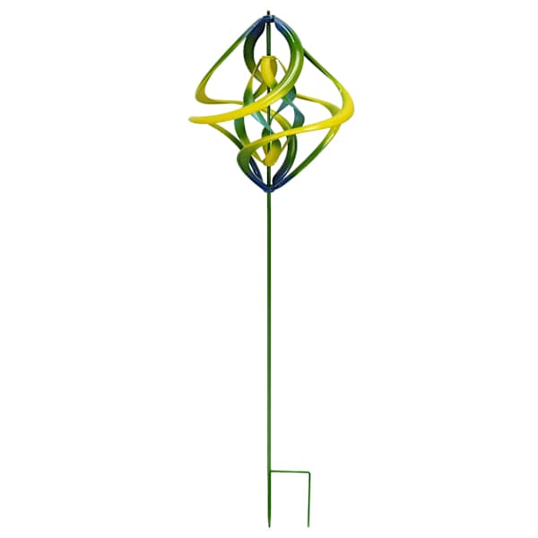 Blue Wind Spinner Yard Stake, 42"
