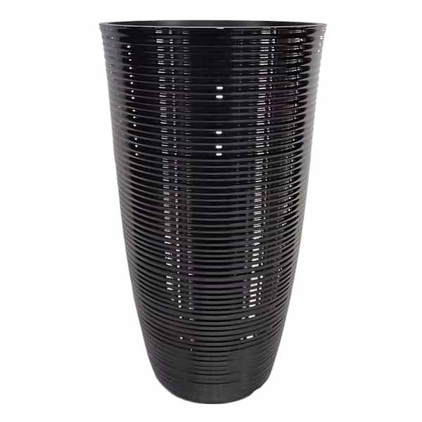 Millie Black Tall Outdoor Planter, Medium