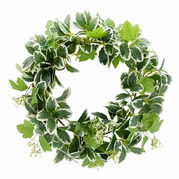Mixed Leaves Wreath, 24"