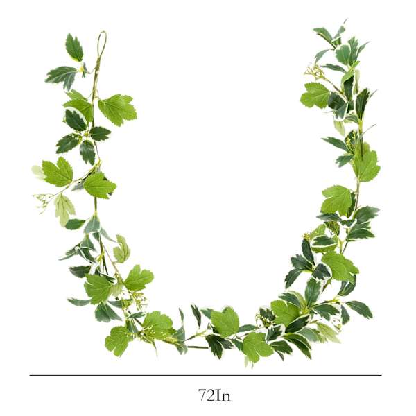 Mixed Leaves Garland, 72"