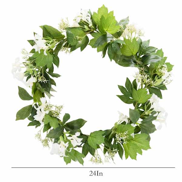 Mixed Floral Wreath, 24"