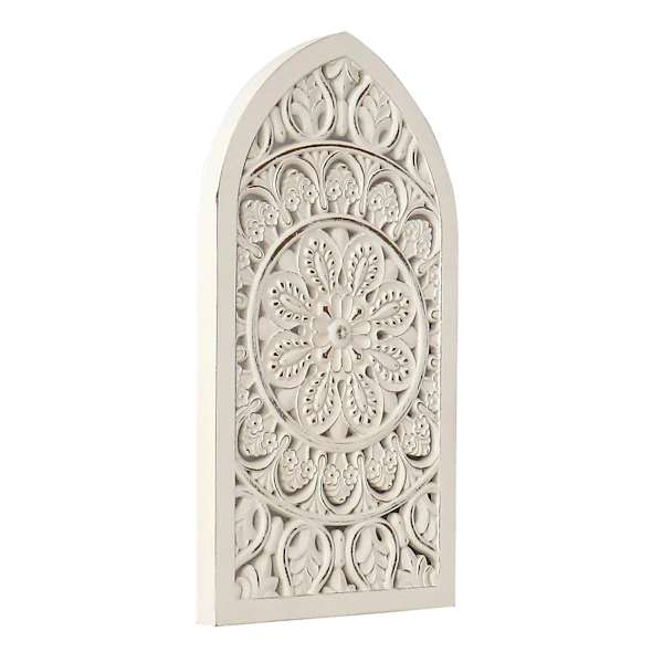 Found And Fable 12X23 Wood Carved Wall Art
