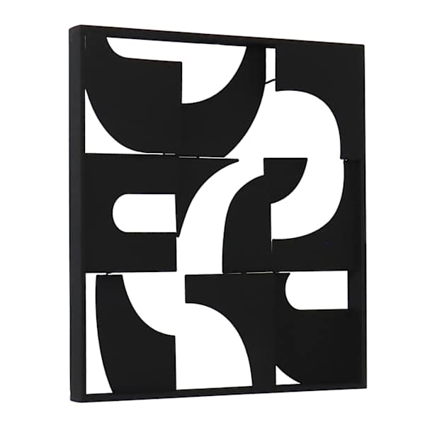 Crosby St Black Metal Wall Decor, 18"