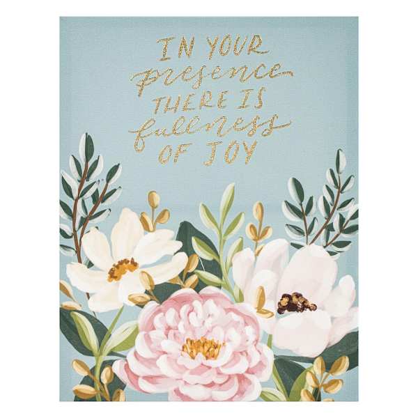 In Your Presence There Is Fullness Of Joy Canvas Wall Art, 12x16