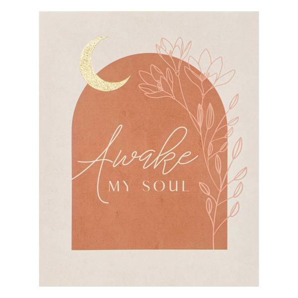Awake My Soul Canvas Wall Art, 12x16