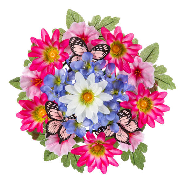 Patriotic Butterfly Wreath, 16"