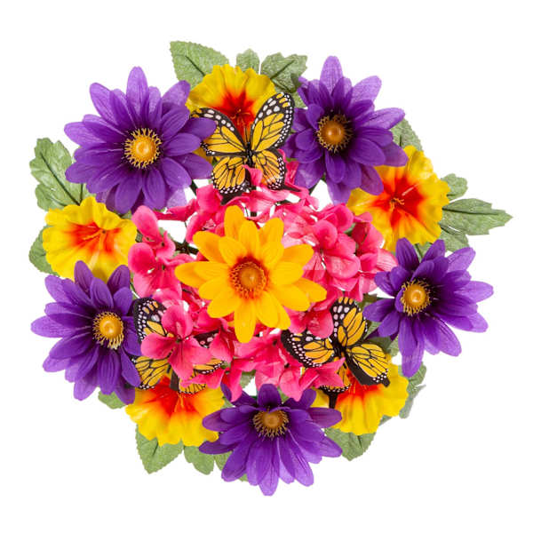 Patriotic Butterfly Wreath, 16"