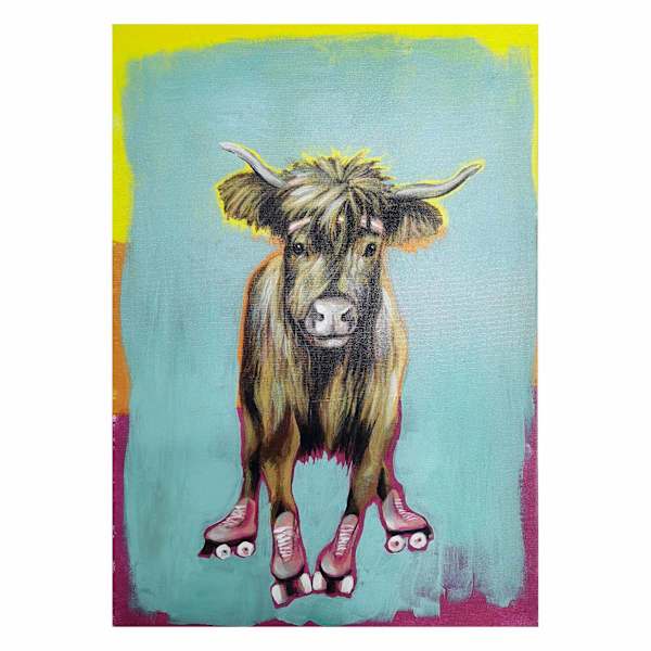 Lets Get Physical Canvas Wall Art, 12x16