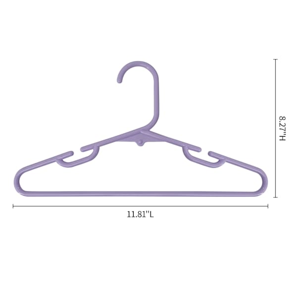 10-Pack Tiny Dreamers Hanger, Purple