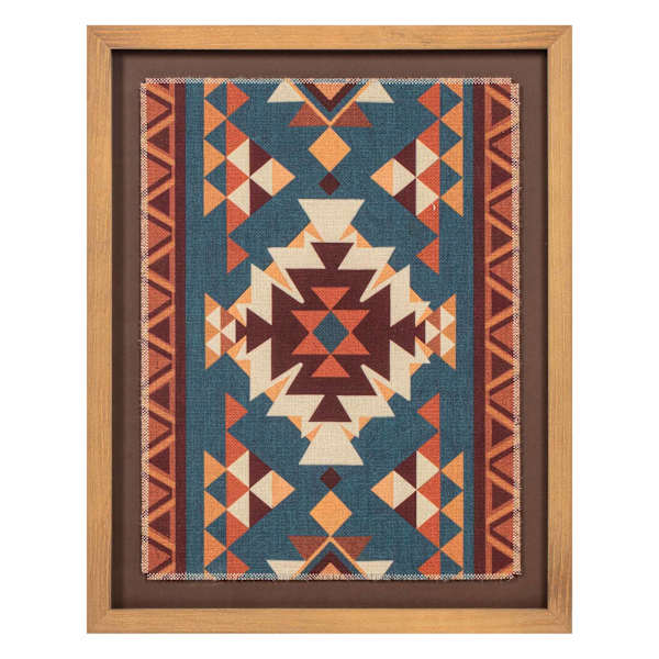 Glass Framed Blues Printed Wall Art, 16x20
