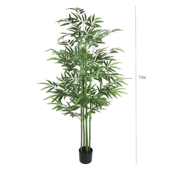 Potted Bamboo Tree, 6'