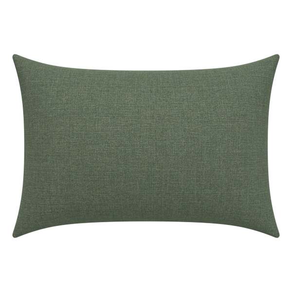 Endive Green Premium Lumbar Outdoor Throw Pillow, 14x20