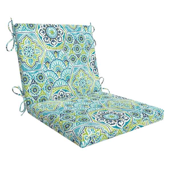 Calista Teal Outdoor Hinged Cushion