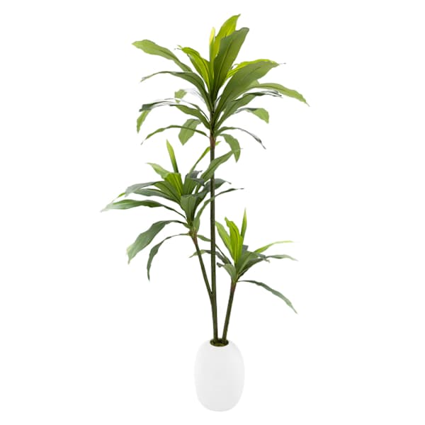 Ty Pennington Floor Greenery with White Ceramic Pot, 52"