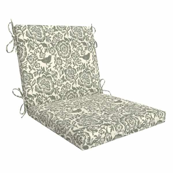 Honeybloom Endive Floral Outdoor Hinged Cushion