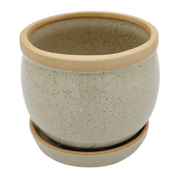 Indoor Kira Tan Planter, 4"