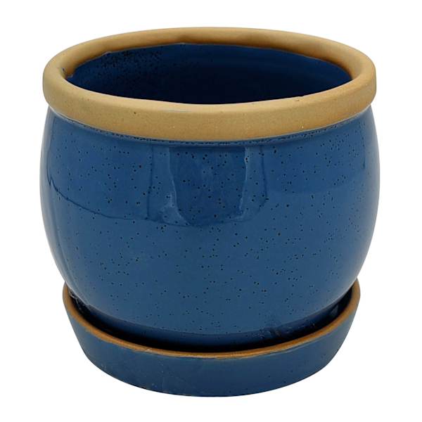 Indoor Kira Bright Blue Planter, 4"