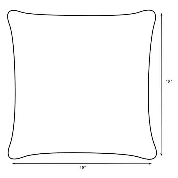 Providence Hydrenga Outdoor Throw Pillow, 18"