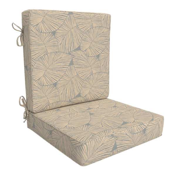 Found & Fable 2-Piece Talia Palm Outdoor Deep Seat Cushion