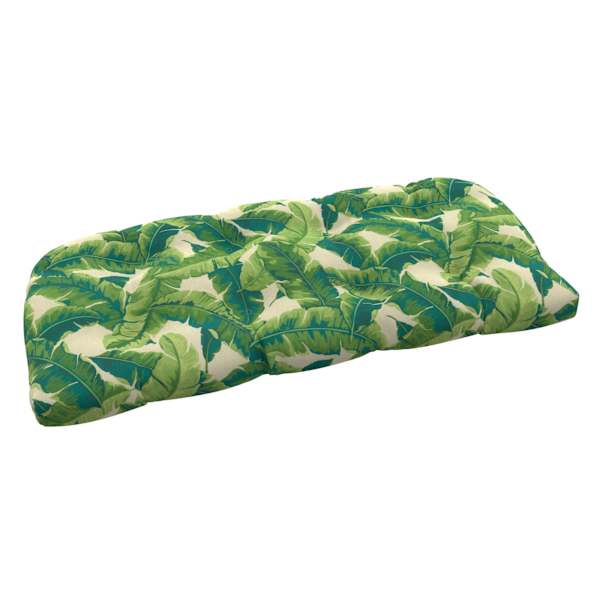 Marconi Leaf Outdoor Wicker Settee Cushion
