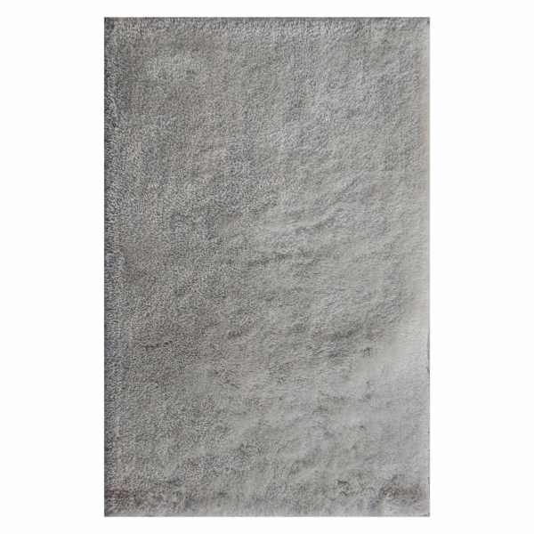Ivory Textured Tufted Shag Accent Rug, 27x45