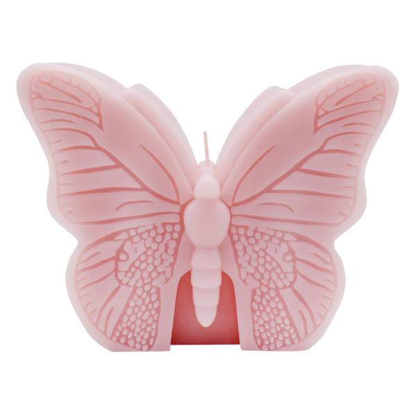 Pink Butterfly Shaped Candle