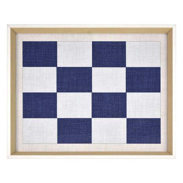 Honeybloom Glass Framed Nautical Flag Wall Art, 21x17