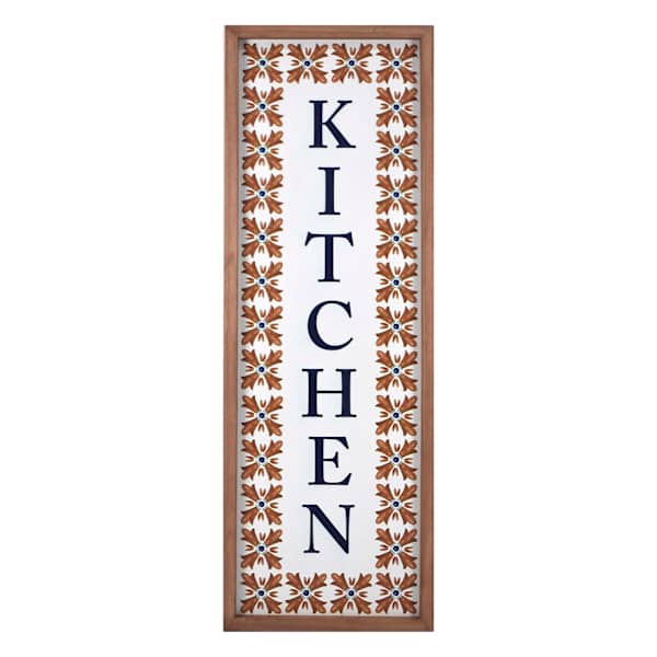 Kitchen Framed Wall Art, 12x36