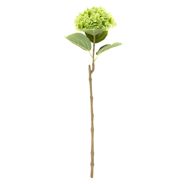 Green Fabric Real-Feel Hydrangea Stem, 24"
