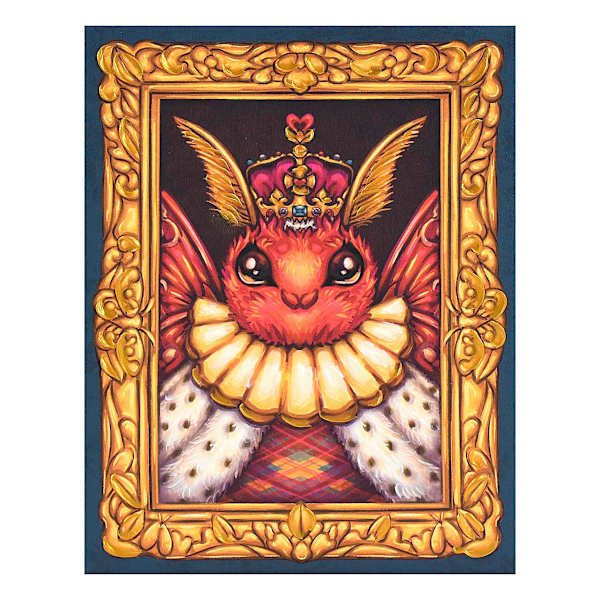 SCADpro Moth Queen Canvas Wall Art, 11x14