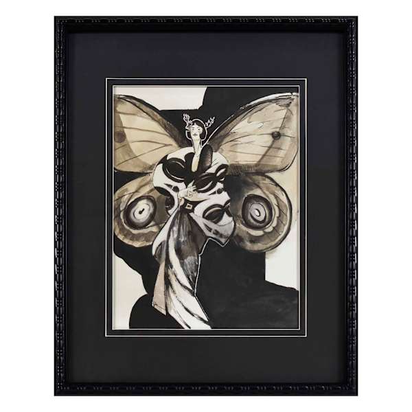 SCAD Glass Framed Inked Print Wall Art, 17x21