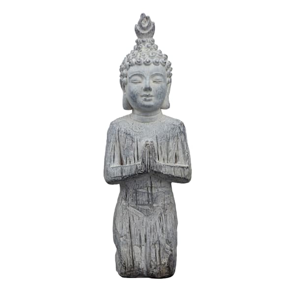 Found & Fable Kneeling Buddha Figurine, 12"