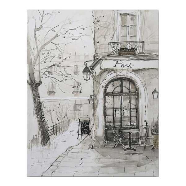 Paris Bistro Canvas Wall Art, 22x28