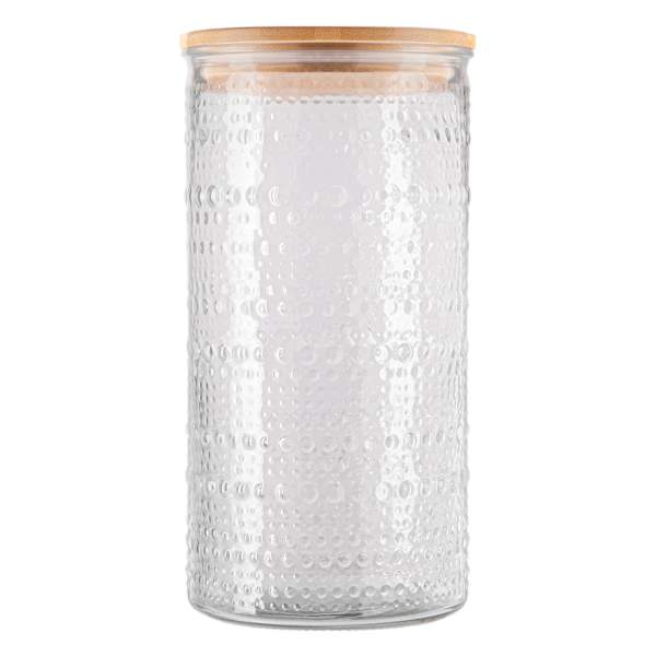 Halo Clear Canister with Bamboo Lid, 69oz
