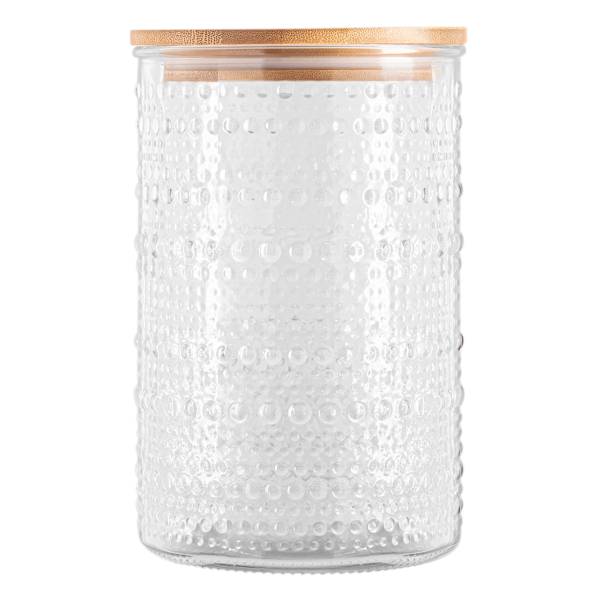 Halo Clear Canister with Bamboo Lid, 52oz