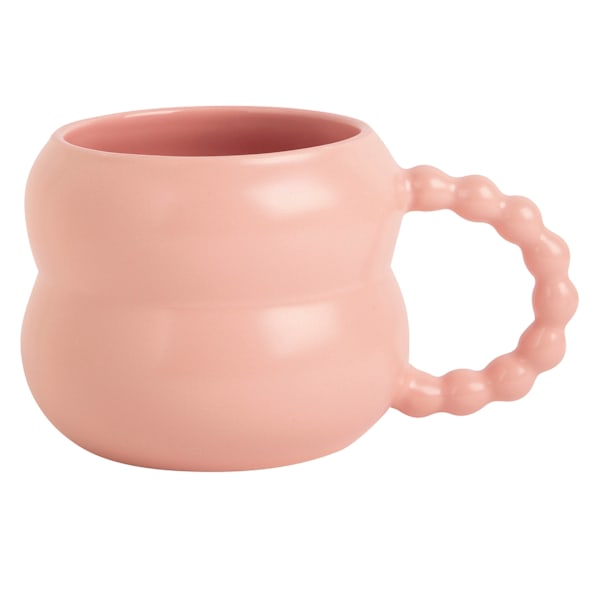 Matte Pink Bubble Mug, 15oz
