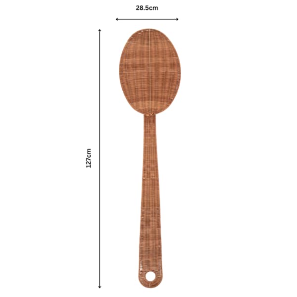 Rattan Spoon Wall Décor