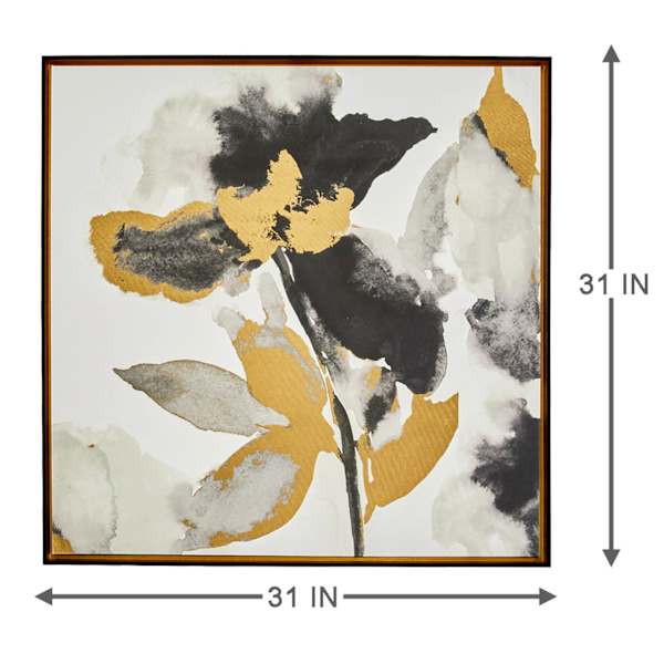 Providence Framed Floral Canvas Wall Art, 31"