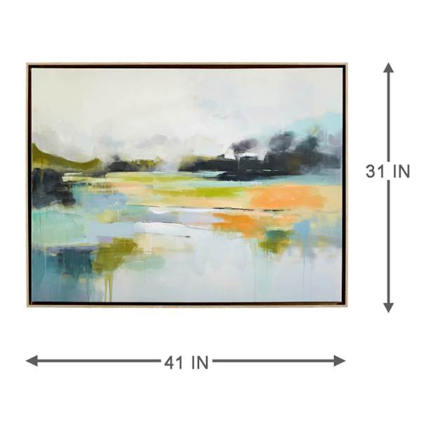 Framed Landscape Canvas Wall Art, 41x31