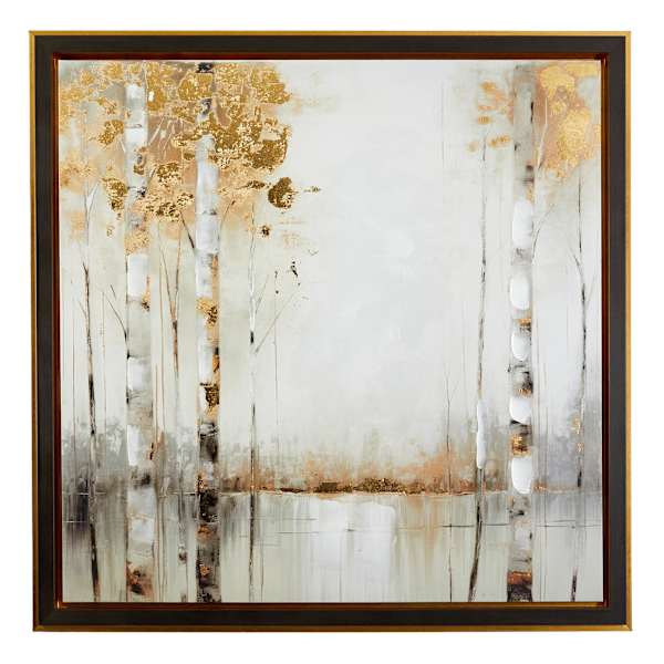 Framed Landscape Canvas Wall Art, 40x40