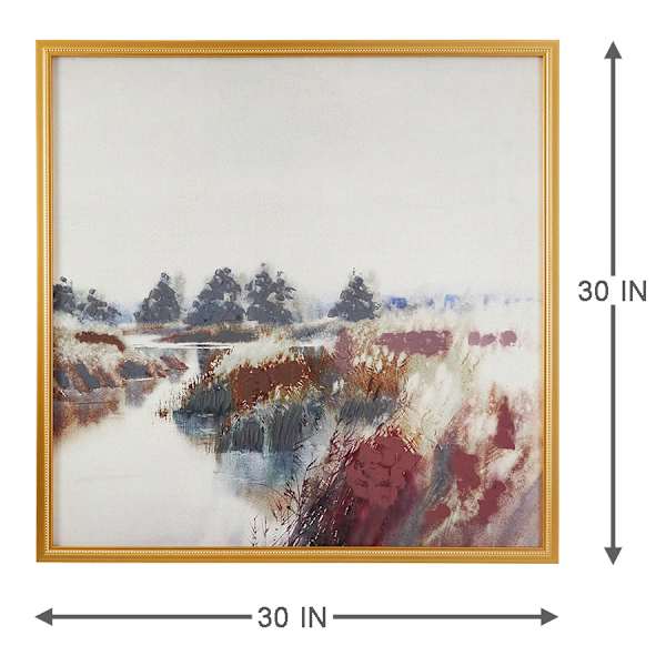 Providence Framed Landscape Canvas Wall Art, 31.5x31.5