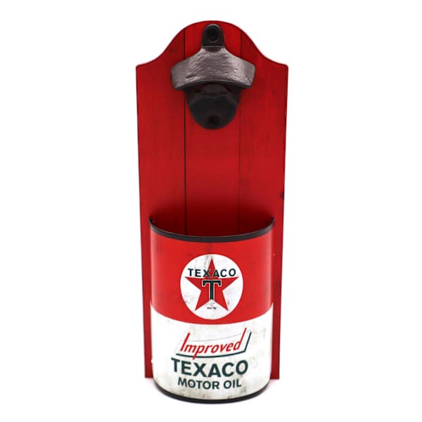 Motor Oil Bottle Opener Wall Art, 4x11