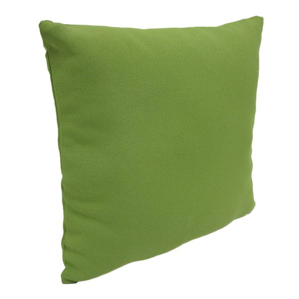 Lime Green Canvas Square Outdoor Throw Pillow, 16"