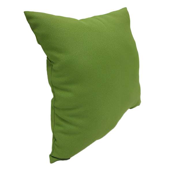 Lime Green Canvas Oversized Square Outdoor Throw Pillow, 20"