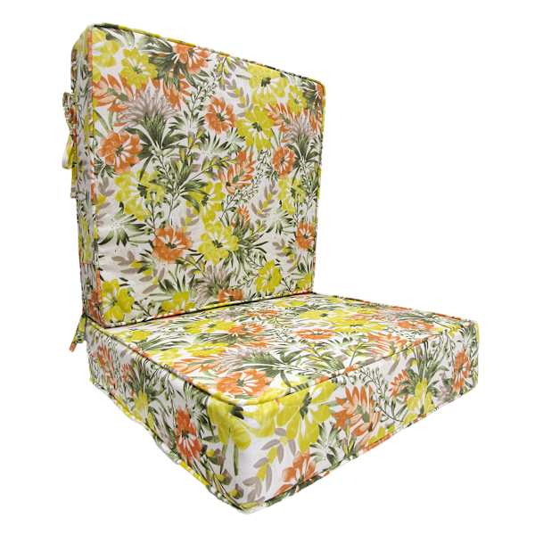 2-Piece Mohana Floral Outdoor Deep Seat Cushion