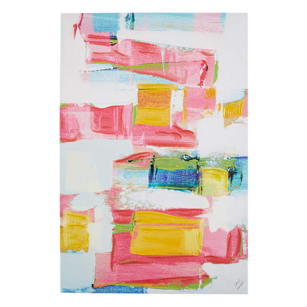 Colorful Abstract Canvas Wall Art, 24x36
