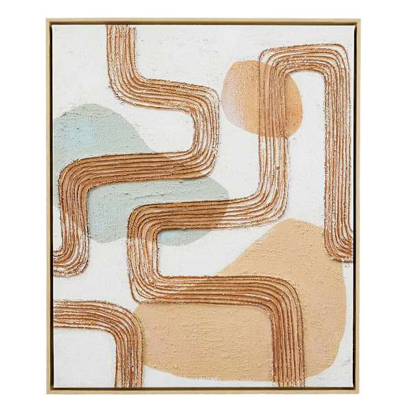 Soul Searcher Framed Abstract Canvas Wall Art, 20x24