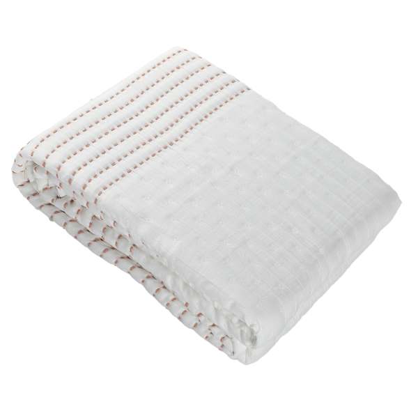 Honeybloom Stitched Gauze Oversized Throw Blanket, 60x80