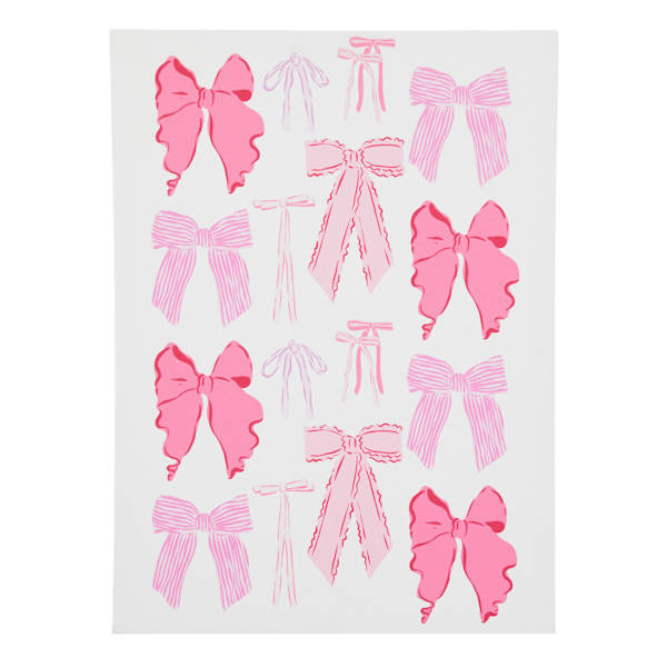 Bow Collage Canvas Wall Art, 12x16