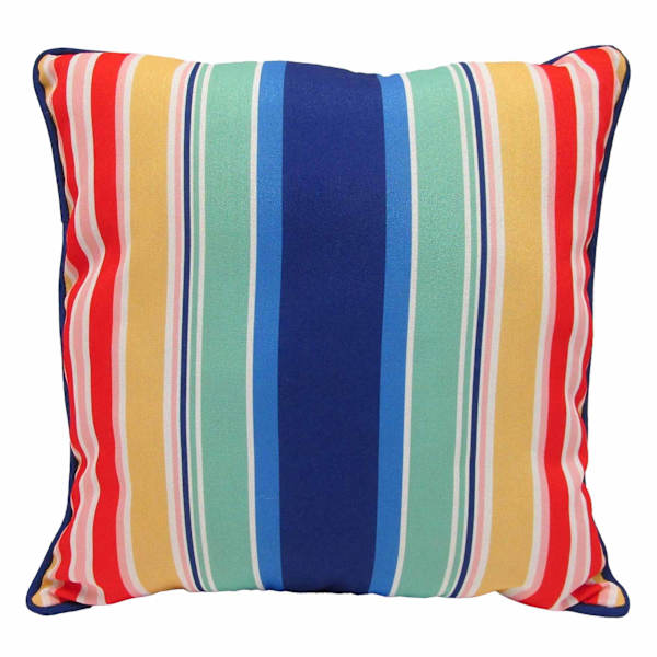Sunny Club Sunny Stripe Outdoor Throw Pillow, 16"
